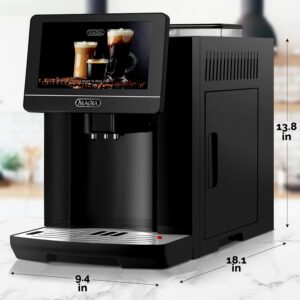Zulay Kitchen Zulay Magia Super Automatic Coffee Espresso Machine OG Black