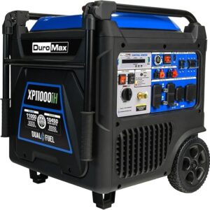 DuroMax XP11000iH 11,000 Watt Portable Dual Fuel Inverter Generator w/ CO Alert