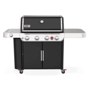 Nexgrill 4-Burner Propane GAS Grill in Black with Side Burner and Stainless Steel Main Lid